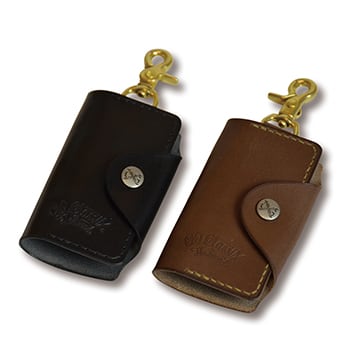 CLOWN LEATHER KEY CASE