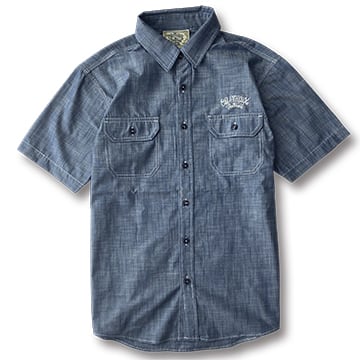 WORLD CHAMBRAY S/S WORK SHIRTS